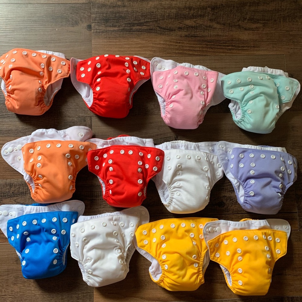 12 Alva baby cloth diapers-newborn